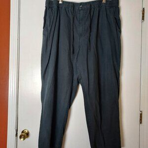 3XL Island Passport Men's Black Pants
